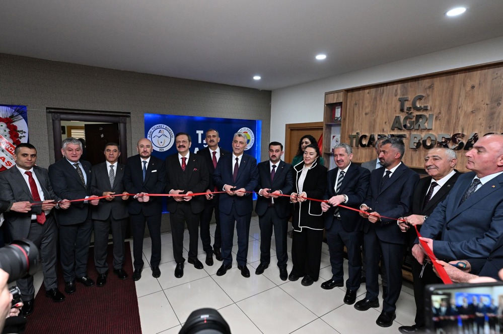 Ağrı Ticaret Borsası’nın Resmi Açılışı Gerçekleşti