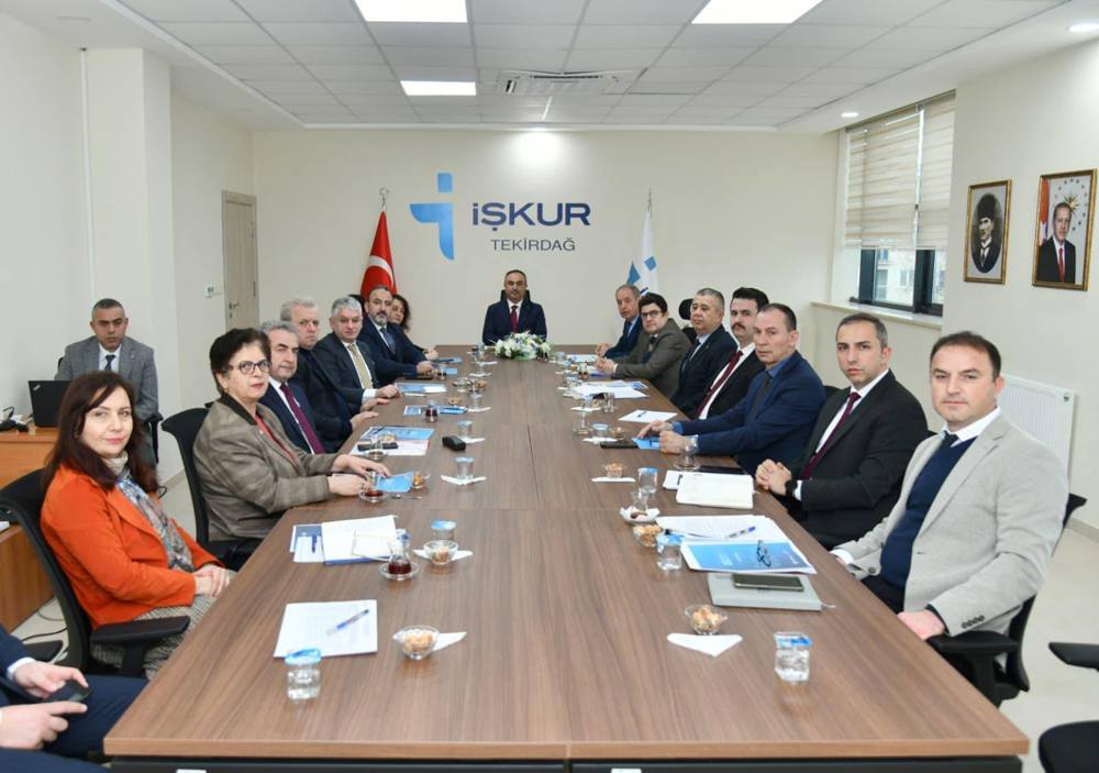 Başkanımız Cengiz Günay, Tekirdağ İl İstihdam ve Mesleki Eğitim Kurulu (İİMEK) Ocak Ayı Olağan Toplantısı'na Katıldı