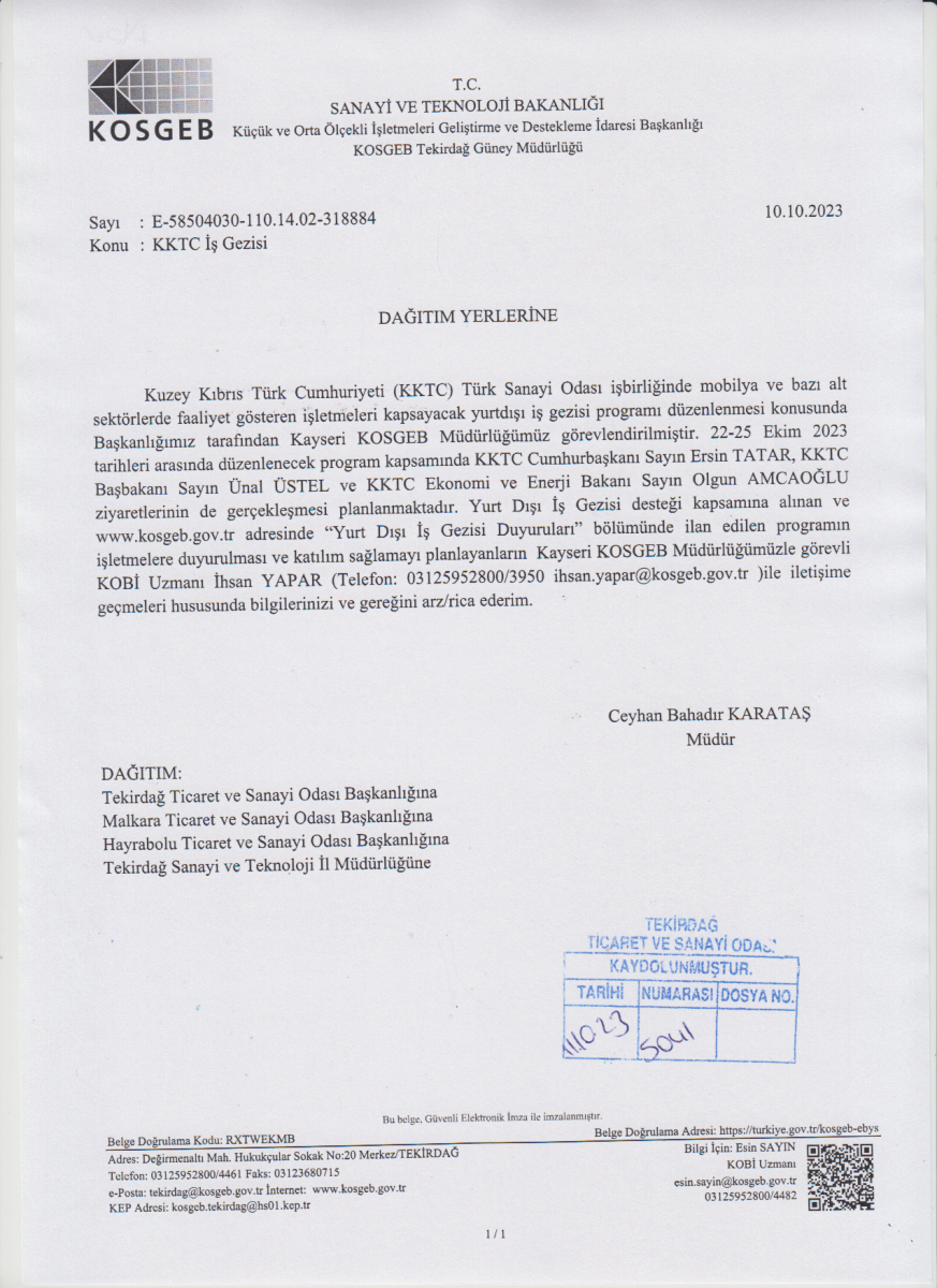 KKTC İş Gezisi