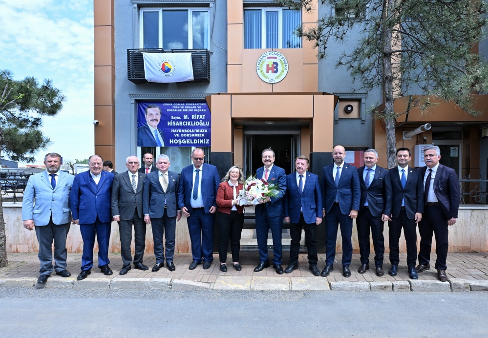 TOBB Başkanımız  Hisarcıklıoğlu, Hayrabolu Ticaret Borsası'nı Ziyaret Etti