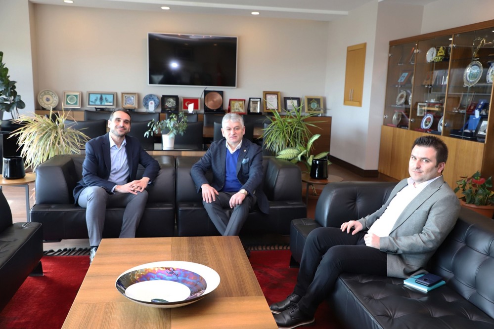 TREDAŞ İl Müdürü Arif Tanılır ve İSG Uzmanı Ali Şentürk, Başkanımız Cengiz Günay'ı Ziyaret Etti