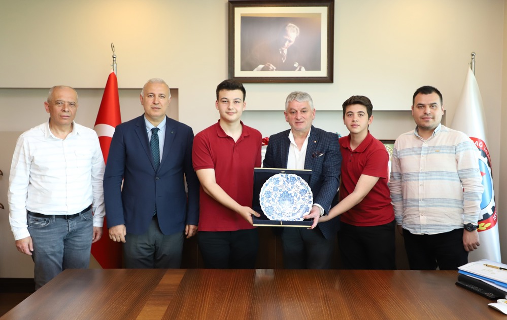 Tekirdağ Mesleki ve Teknik Anadolu Lisesi'nden Başkan Günay'a Ziyaret